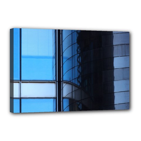 Modern Office Window Architecture Detail Canvas 18  X 12  by Simbadda