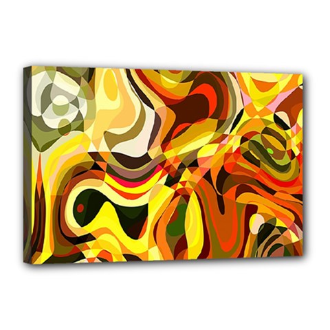 Colourful Abstract Background Design Canvas 18  X 12  by Simbadda