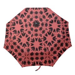 Digital Computer Graphic Seamless Patterned Ornament In A Red Colors For Design Folding Umbrellas by Simbadda