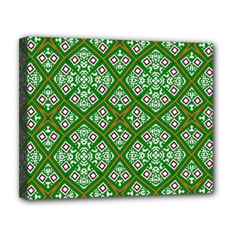 Digital Computer Graphic Seamless Geometric Ornament Deluxe Canvas 20  X 16   by Simbadda