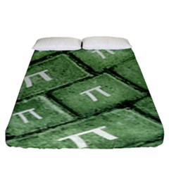 Pi Grunge Style Pattern Fitted Sheet (king Size) by dflcprints