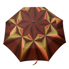 Copper Beams Abstract Background Pattern Folding Umbrellas by Simbadda