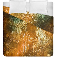 Light Effect Abstract Background Wallpaper Duvet Cover Double Side (king Size) by Simbadda