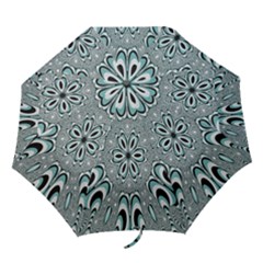 Kaleidoskope Digital Computer Graphic Folding Umbrellas by Nexatart