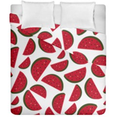Fruit Watermelon Seamless Pattern Duvet Cover Double Side (california King Size) by Nexatart