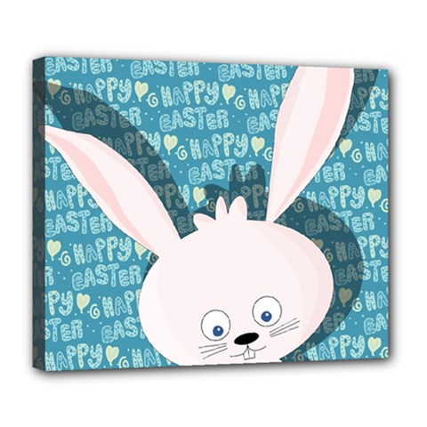 Easter Bunny  Deluxe Canvas 24  X 20   by Valentinaart