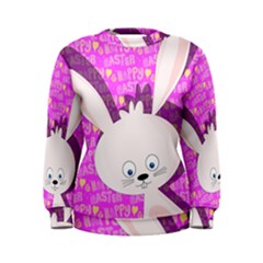 Easter Bunny  Women s Sweatshirt by Valentinaart