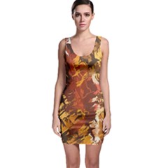 Abstraction Abstract Pattern Sleeveless Bodycon Dress by Nexatart