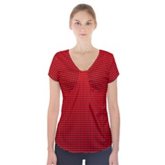 Redc Short Sleeve Front Detail Top by PhotoNOLA