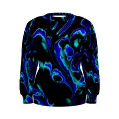 Glowing Fractal C Women s Sweatshirt by Fractalworld