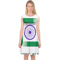 Seal Of Indian State Of Jharkhand Capsleeve Midi Dress by abbeyz71