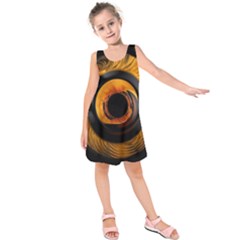 Fractal Pattern Kids  Sleeveless Dress by Nexatart