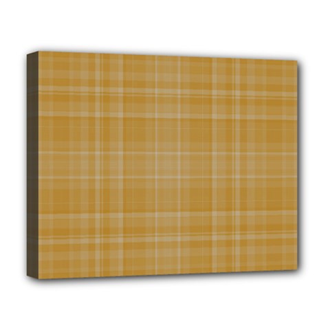 Plaid Design Deluxe Canvas 20  X 16   by Valentinaart