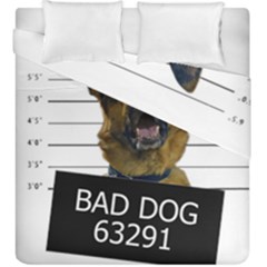 Bad Dog Duvet Cover Double Side (king Size) by Valentinaart