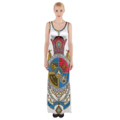 Sovereign Coat Of Arms Of Iran (order Of Pahlavi), 1932-1979 Maxi Thigh Split Dress by abbeyz71