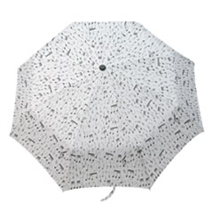 Musical Notes Song Folding Umbrellas by Mariart