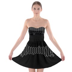 Illuminati Strapless Bra Top Dress by Valentinaart