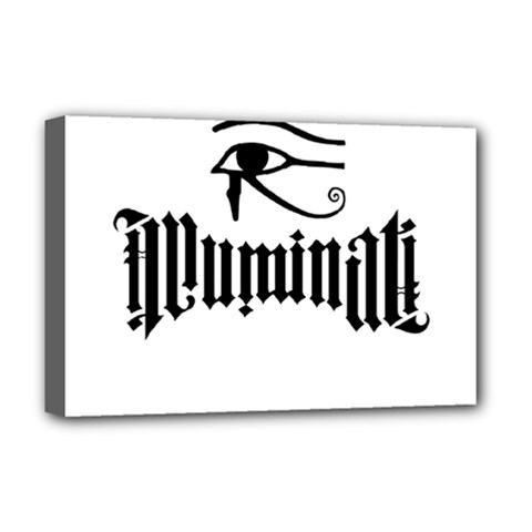 Illuminati Deluxe Canvas 18  X 12   by Valentinaart