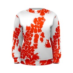 Red Spot Paint Women s Sweatshirt by Mariart