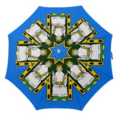 Flag Of Mide Straight Umbrellas by abbeyz71