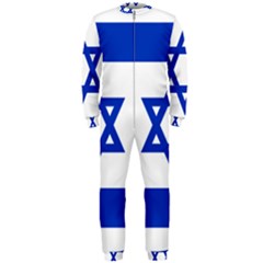 Flag Of Israel Onepiece Jumpsuit (men)  by abbeyz71