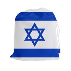 Flag Of Israel Drawstring Pouches (xxl) by abbeyz71