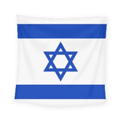 Flag Of Israel Square Tapestry (small) by abbeyz71