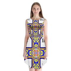 Coptic Cross Sleeveless Chiffon Dress   by abbeyz71