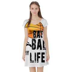 Basketball Is My Life Short Sleeve Skater Dress by Valentinaart