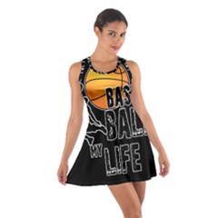 Basketball Is My Life Cotton Racerback Dress by Valentinaart