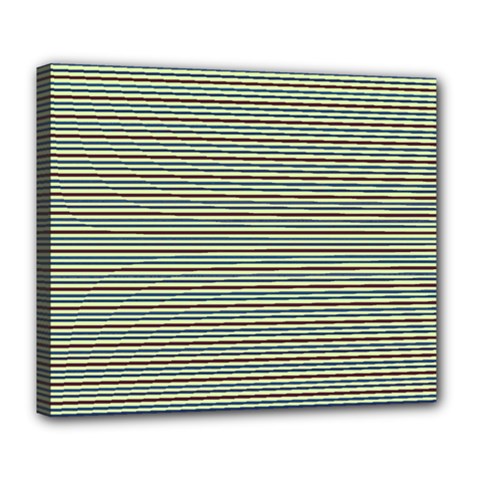 Decorative Lines Pattern Deluxe Canvas 24  X 20   by Valentinaart
