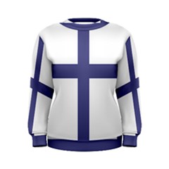 Greek Cross  Women s Sweatshirt by abbeyz71
