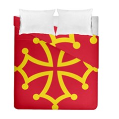 Flag Of Occitania Duvet Cover Double Side (full/ Double Size) by abbeyz71