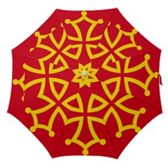 Flag Of Occitaniah Straight Umbrellas by abbeyz71