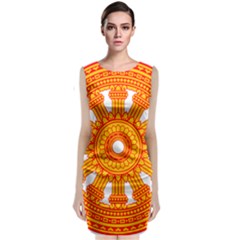 Dharmacakra Classic Sleeveless Midi Dress by abbeyz71