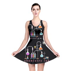 Chemistry Lab Reversible Skater Dress by Valentinaart