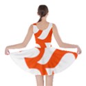 Hindu Om Symbol (Orange) Skater Dress View2