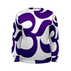 Hindu Om Symbol (purple) Women s Sweatshirt by abbeyz71