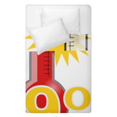 Thermometer Themperature Hot Sun Duvet Cover Double Side (single Size) by Mariart