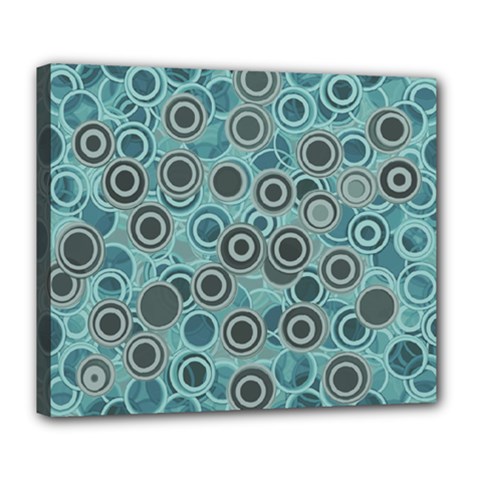 Abstract Aquatic Dream Deluxe Canvas 24  X 20   by Ivana