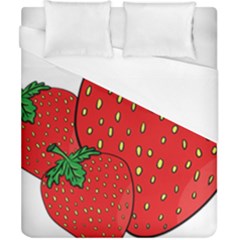 Strawberry Holidays Fragaria Vesca Duvet Cover (california King Size) by Nexatart