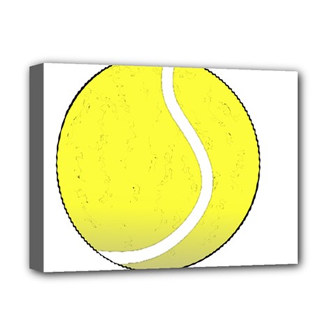 Tennis Ball Ball Sport Fitness Deluxe Canvas 16  X 12   by Nexatart