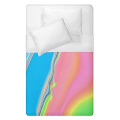 Aurora Color Rainbow Space Blue Sky Purple Yellow Green Pink Duvet Cover (single Size) by Mariart