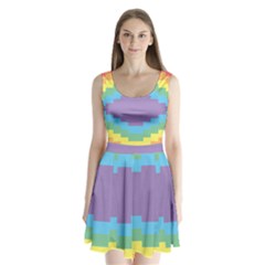 Carmigender Flags Rainbow Split Back Mini Dress  by Mariart