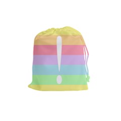 Condigender Flags Drawstring Pouches (medium)  by Mariart