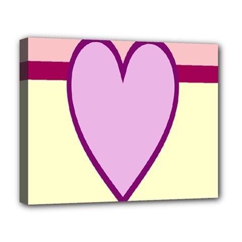 Cute Gender Gendercute Flags Love Heart Line Valentine Deluxe Canvas 20  X 16   by Mariart