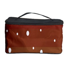 Fawn Gender Flags Polka Space Brown Cosmetic Storage Case by Mariart