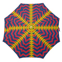 Lllustration Geometric Red Blue Yellow Chevron Wave Line Straight Umbrellas by Mariart