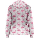 Pink Flamingos Pattern Women s Pullover Hoodie View2