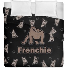 French Bulldog Duvet Cover Double Side (king Size) by Valentinaart